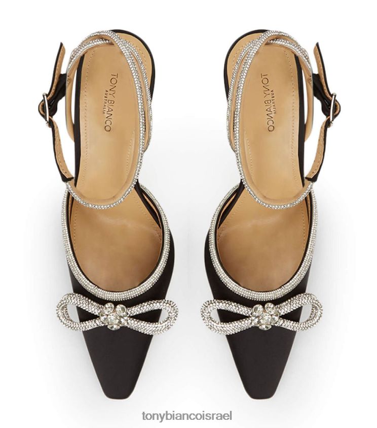 נעלי עקב | נשים סאטן שחור Tony Bianco עקבי ארוס 8BNR8T89